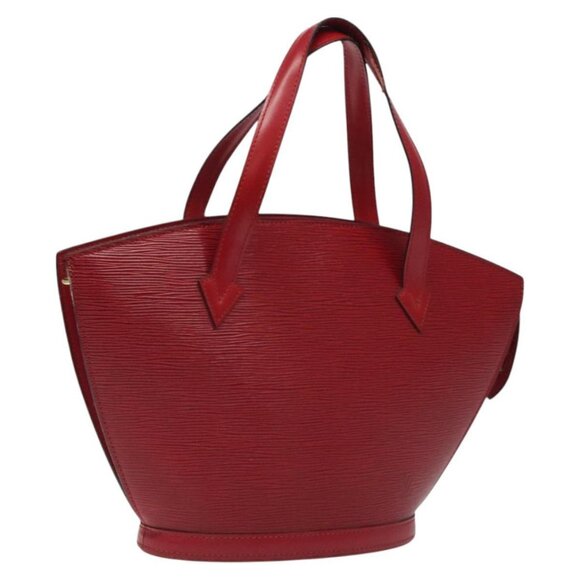 LOUIS VUITTON Epi Saint Jacques Shoulder Bag Red M52277 LV Auth 116737 - Picture 1 of 16